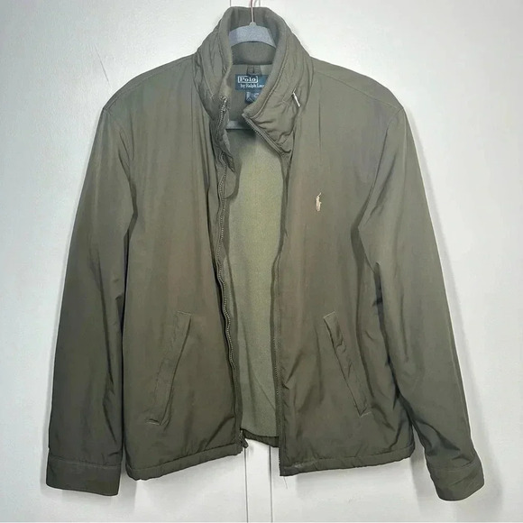 Polo Ralph Lauren Green Bomber Jacket size medium - Picture 9 of 9